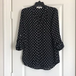 Heart Print Blouse